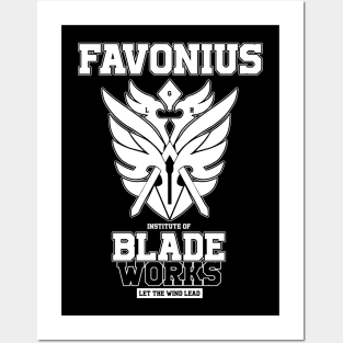 Genshin Impact Favonius Blade Works- White Posters and Art